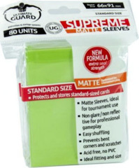 Ultimate Guard - SUPREME SLEEVES MATTE - Standard size - light green